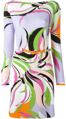 Emilio Pucci abstract pattern dress - women - Spandex/Elastane/Viscose - 42