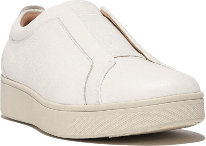 Amazon.com: FitFlop FC7194-080 Rally Leather Slip-ON Skate Sneakers Urban  White US10 : Clothing, Shoes & Jewelry