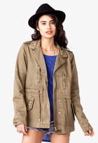Thumbnail for your product : Forever 21 Studded Utility Jacket
