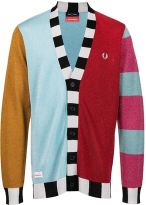 Fred Perry Mens Zip-Up Knit Cardigan Sweater 