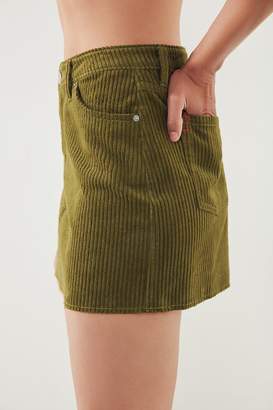 BDG Frayed Corduroy Mini Skirt