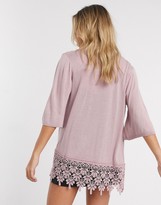 Thumbnail for your product : Lipsy lace trim cardigan