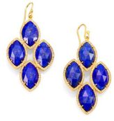 Thumbnail for your product : Lapis & White Sapphire Four-Marquis Drop Earrings