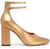 Thumbnail for your product : Sigerson Morrison Plum Metallic Leather Pumps