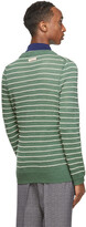 Thumbnail for your product : Gucci Green & White Alpaca Sweater