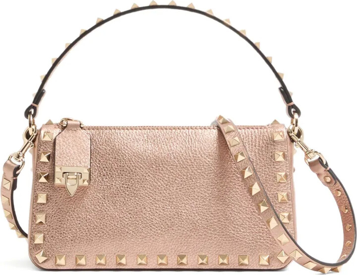 Valentino Garavani small Rockstud grainy leather crossbody bag