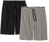 Thumbnail for your product : The Slumber Project Men's 2 Pack Shorts Pajama Set Comfort Fit (Medium) - White