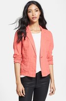 Thumbnail for your product : Caslon Linen One-Button Jacket