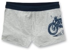 Sanetta Boy's Plain Boxer Shorts Grey Grau (hellgrau melange) (Brand size : 152)