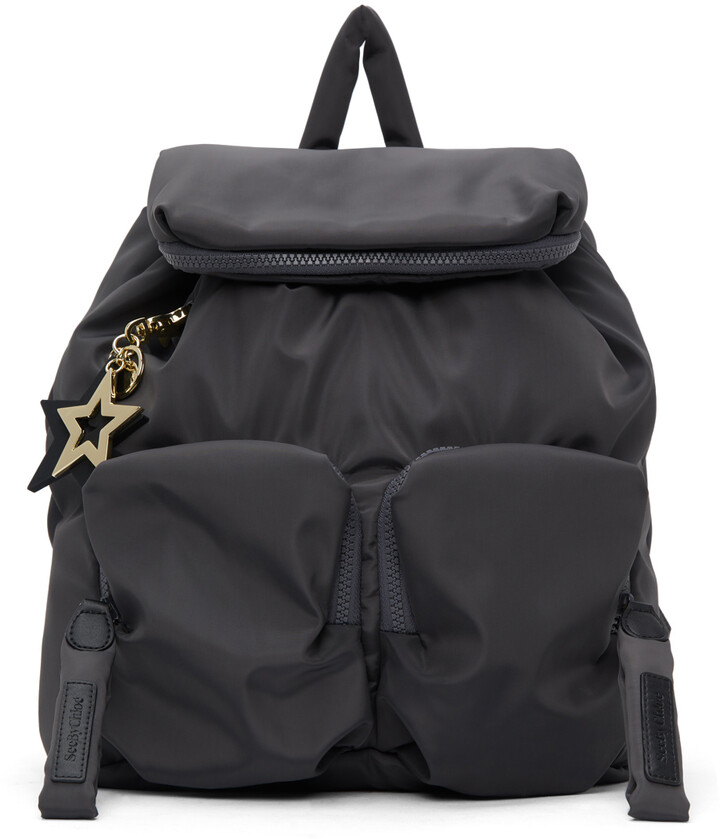 See by Chloe Grey Joy Rider Backpack - ShopStyle