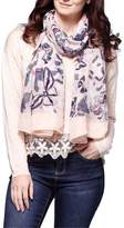 Thumbnail for your product : Yumi Butterfly Patterned Scarf