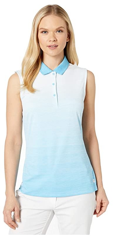 Puma Ombre Sleeveless Polo (Ethereal Blue) Women's Clothing - ShopStyle  Activewear Tops