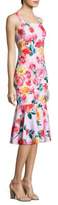 Thumbnail for your product : Laundry by Shelli Segal Floral-Print Trumpet Dress
