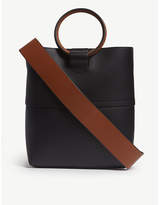 Thumbnail for your product : Theory Leather mini hoop tote bag