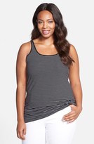 Thumbnail for your product : Sejour New Slim Strap Tank (Plus Size)
