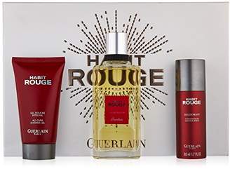 Guerlain Habit Rouge Gift Set for Men (Eau de Toilette Spray