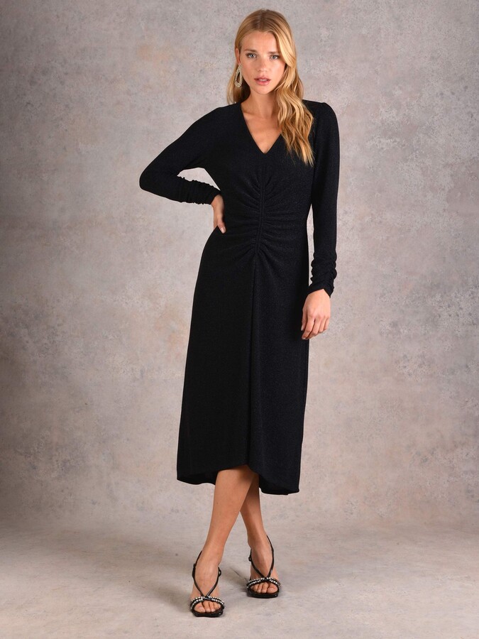 Ro&Zo Sparkle Jersey Midi Dress ShopStyle
