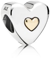 Thumbnail for your product : Pandora Happy anniversary 14k heart silver charm