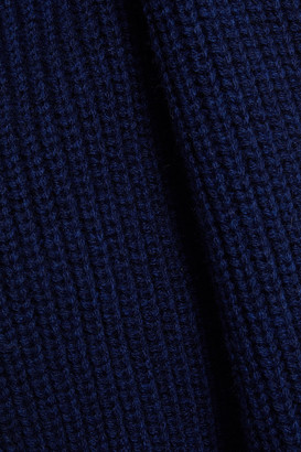 Theory Ribbed Wool And Cashmere-blend Sweater