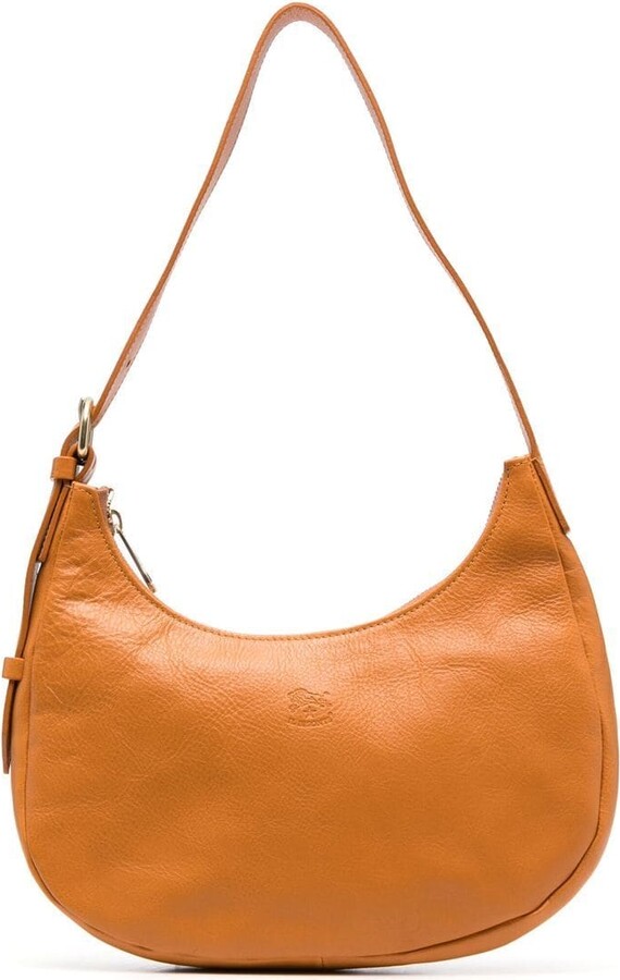 Il Bisonte Zip-Up Leather Shoulder Bag - ShopStyle