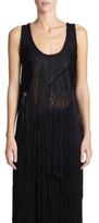 Thumbnail for your product : Proenza Schouler Fringed Basketweave Top