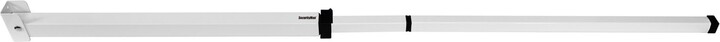 Security Man 51" Adjustable Sliding Door and Window White Se curity Lock Bar