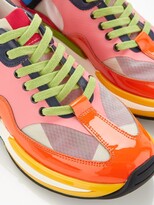 Thumbnail for your product : Kat Maconie Marianne Sheer Detail Chunky Trainers - Multi