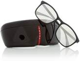 Thumbnail for your product : Prada Linea Rossa Black 0PS 01TS Rectangle Sunglasses