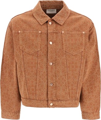 Louis Vuitton Men's Button Up Jacket Monogram Denim - ShopStyle
