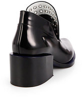 Thumbnail for your product : Jil Sander Studded Leather Loafers