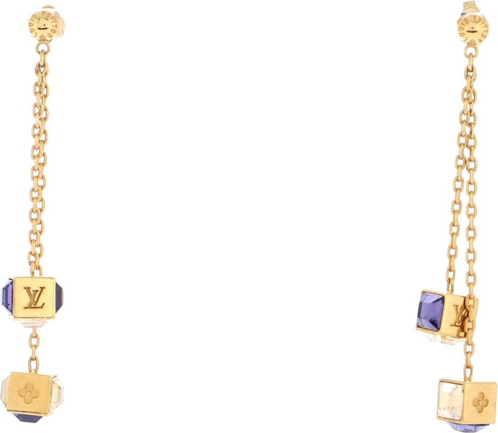 Louis Vuitton Gamble Dangle Earrings - ShopStyle