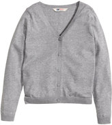 Thumbnail for your product : H&M Fine-knit Cardigan - Gray - Kids