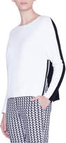 Thumbnail for your product : Akris Punto Bicolor Boat-Neck Side-Zip Sweater