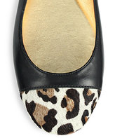 Thumbnail for your product : Kate Spade Jazz Mixed-Media Leather Flats