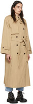 Thumbnail for your product : 6397 Beige Nylon Trench Coat