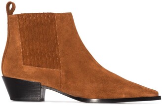 AEYDĒ Bea suede ankle boots