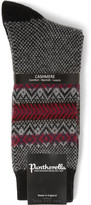 Thumbnail for your product : Pantherella Fawsley Patterned Cashmere-Blend Socks