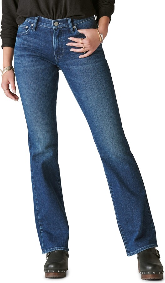 Lucky Brand Women's Sweet Mid Rise Boot Denim Pants