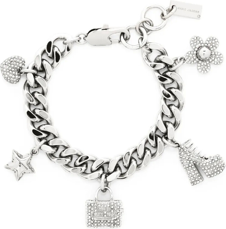 Marc Jacobs The Pavé Mini Icon charm bracelet