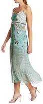 Thumbnail for your product : Saloni Veronica Silk Crepe de Chine Dress