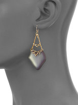 Thumbnail for your product : Alexis Bittar Imperial Lucite & Crystal Georgian Lace Chandelier Earrings