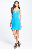 Thumbnail for your product : Marc by Marc Jacobs 'Frances' Silk Crêpe de Chine Fit & Flare Dress