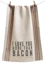 Thumbnail for your product : PRIMITIVES BY KATHY 'I Love You More than Bacon' Tea Towel
