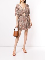 Thumbnail for your product : SUBOO Uma leopard print V-neck dress