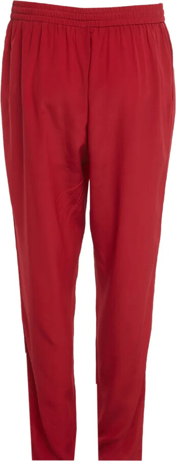 Valentino Garavani Pre-Owned Drawstring Silk Trousers