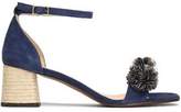 Thumbnail for your product : Castaner Xuxa Pompom-embellished Suede Sandals