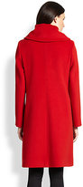 Thumbnail for your product : Cinzia Rocca Ruffle-Collar Walking Coat