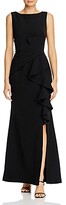 Thumbnail for your product : Eliza J Sleeveless Cascading-Ruffle Gown