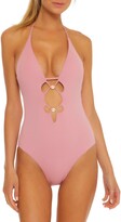 Thumbnail for your product : Isabella Rose Highlands Plunge One-Piece Swimsuit