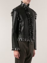 Thumbnail for your product : Lanvin Leather and Tweed Jacket